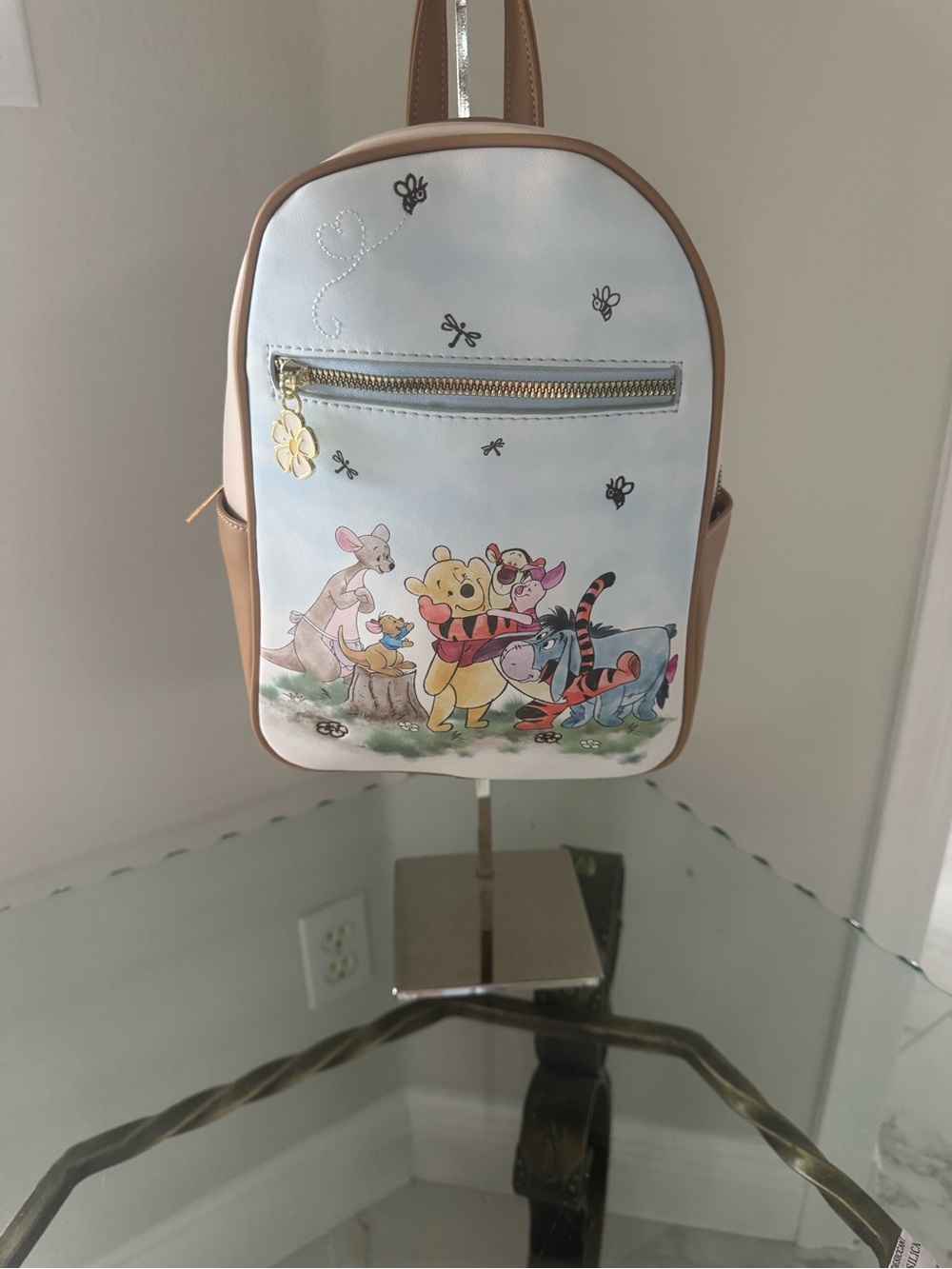DISNEY Loungefly Winnie the Pooh and the Gang Mini Backpack NWT.